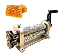 Molino manual de rodillos for base de peine de cera de abejas, máquina de prensado de cera de abejas de aleación de aluminio, estampador de impresión de panales portátil con mango desmontable
