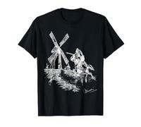 Molinos de Viento de Lucha Don Quijote Camiseta