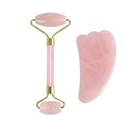 Molinter Jade Roller - Masajeador facial natural para levantamiento facial Jade Beauty Herramienta Masajeador facial