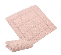 molis&co. Alfombra de Gateo para bebé. Alfombra Infantil 100x100cm plegable, portátil, Tapete de suelo para niños pequeños y bebés. Dusty Rose. OEKO TEX 100.