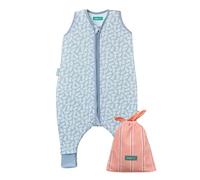molis&co. Pijama Burbuja. 0.5 TOG. 1 año. Ideal para Verano. Blue Garden. 100% algodón.