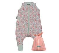 molis&co - Pijama Burbuja con Pies 0.5 TOG - 90 cm (3 años) - Ideal para Verano - 100% Algodón (Oeko-Tex 100) - Summer Bloom