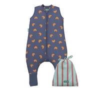 molis&co - Pijama Manta con Calcetines Antideslizantes 2.5 TOG - 100 cm (4 años) - Ideal para Invierno - 100% algodón (Oeko-Tex 100) - Croissants