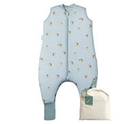 molis&co - Pijama Manta con Calcetines Antideslizantes 2.5 TOG - 90 cm (3 años) - Ideal para Invierno - 100% algodón (Oeko-Tex 100) - Colima