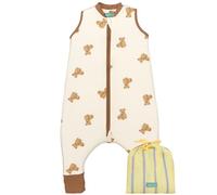 molis&co - Pijama Manta con Pies 1.0 TOG - 100 cm (4 años) - Ideal para Primavera y Otoño - 100% Algodón (Oeko-Tex 100) - Teddy