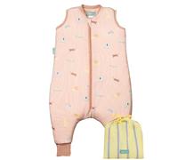 molis&co - Pijama Manta con Pies 1.0 TOG - 80 cm (2 años) - Ideal para Primavera y Otoño - 100% Algodón (Oeko-Tex 100) - Jungle