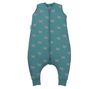 molis&co - Pijama Manta con Pies 2.5 TOG - 70 cm (1 año) - Ideal para Invierno - Suave y cálido - 100% algodón (Oeko-Tex 100) - Bows