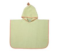 molis&co. Poncho de Baño para Niños de 7-8 años. Green Splash. Toalla con Capucha para Playa. Bata de baño para niño Ligera y Compacta.