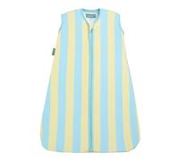 molis&co - Saco de Dormir para bebé 0.5 TOG - 70 cm (0-6 Meses) - Saco Dormir Bebe Verano sin Mangas - Saco de Dormir Bebe para Niños Niñas (Unisex) - 100% Algodón (Oeko-Tex) - Blue Sunshine