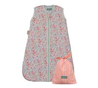 molis&co - Saco de Dormir para bebé 0.5 TOG - 95 cm (18-36 Meses) - Saco Dormir Bebe Verano sin Mangas - Saco de Dormir para Niños Niñas (Unisex) - 100% Algodón (Certificado Oeko-Tex) - Summer Bloom