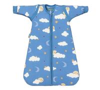 molis&co - Saco de dormir para bebé 1.0 TOG con Mangas Desmontables - Ideal para primavera y otoño - 100% algodón (OEKO-TEX 100) (Good Night, 0-6 meses)