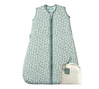 molis&co - Saco de Dormir para bebé 2.5 TOG - 95 cm (18-36 Meses) - Ideal para Invierno - 100% algodón (Oeko-Tex 100) - Acolchado, Suave y Cálido - Green Garden