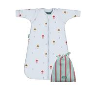 molis&co - Saco de Dormir para bebé 2.5 TOG con Mangas Desmontables - (12-18 Meses) - Ideal para Invierno - 100% algodón (Oeko-Tex 100) - Sleepy Bunnies