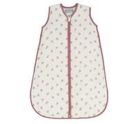 molis&co. Saco de Dormir para bebé. Ideal para Entretiempo. 1.0 TOG. Acogedor. Muselina Premium Acolchado. (Tiny Flowers, 85 cm (6-18 Meses))