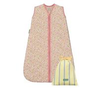molis&co - Saco Dormir Bebé TOG 1-85 cm (6-18 Meses) - Primavera y Otoño sin Mangas - Saco de Dormir Bebe para Niños Niñas (Unisex) - 100% Algodón (Oeko-Tex) - Spring Garden