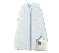 molis&co - Saco Dormir Bebé TOG 1-95 cm (18-36 Meses) - Saco Dormir Bebe Primavera y Otoño sin Mangas - Saco de Dormir Bebe para Niños Niñas (Unisex) - 100% Algodón (Oeko-Tex) - Blue Lily