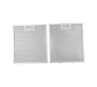 Moliuoly 2 filtros metálicos para campana extractora 305 x 267 x 9 mm, 5 capas revestidas de aluminio, color plateado