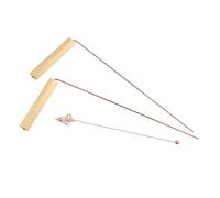 Moliuoly 2 varillas de cobre para búsqueda de tesoros, detectores de metal, compatible con métodos comunes, para aventuras al aire libre y cazadores de tesoros