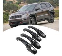 Moliuoly 4 cubiertas de manija de puerta Side para Dodge Grand Caravan 2011-2022, Chrysler Town & Country 2011-2016, Jeep Grand Cherokee 2011-2022
