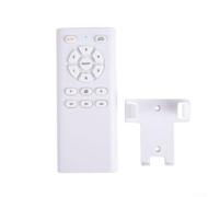 Moliuoly 50W - Ventilador de techo inversor de alto voltaje con mando a distancia, 6 niveles de control de luz para lámpara con ventilador, kit de receptor de repuesto general, color blanco (A)