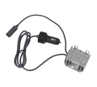 Moliuoly Adaptador de inversor de voltaje de 12 V/24 V a 30 V 3,5 A CC Boost para Starlink Mini cable de cargador de coche, resistente al agua IP67, carcasa de aluminio, protección contra sobrecargas