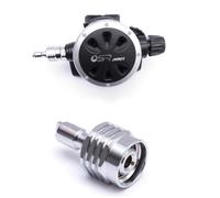 Moliuoly Adaptador de Regulador Rápido para Chaleco de Buceo (9/16-18 UNF, macho a hembra)