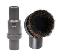 Moliuoly Adaptador para pantalones con cepillo de crin compatible con Shark Navigator Lift-Away, cepillo redondo de 32 mm para coche, muebles, teclados y lugares de difícil acceso, material plástico