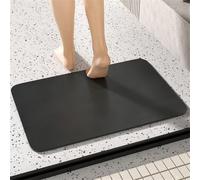 Moliuoly Alfombrilla de baño de poliuretano de tierra de diatomeas antideslizante, secado rápido, varios tamaños, 60 x 40 cm