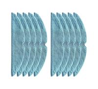 Moliuoly Almohadillas de microfibra de repuesto para robot aspirador Dreame D20/D20 Pro Plus, lavables y reutilizables, adecuadas para suelos duros como madera y azulejos, 4/10 unidades