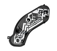 Moliuoly Base de luz trasera izquierda para Nissan Versa Sedan 2013-2019, OEM 26556-3AW0A, material: plástico, color: negro/plata