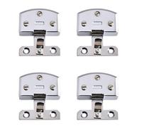 Moliuoly Bisagras de puerta de cristal ajustables con pinza para baño, ducha, vitrina y puerta de armario, herrajes de muebles