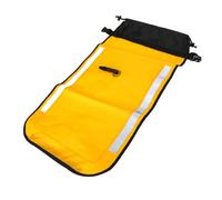 Moliuoly Bolsa de remo flotante de nailon hinchable con doble cámara de aire, para canoa, kayak y bote inflable, color amarillo brillante con tiras reflectantes, 40 x 60 cm