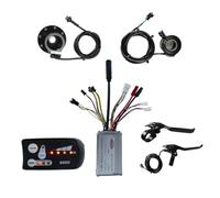 Moliuoly Controlador de bicicleta eléctrica 36 V/48 V 250 W 15 A con pantalla LED S800, sensor 8 PAS, mango de acelerador y palanca de freno, resistente al agua, para conversión de bicicleta eléctrica