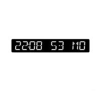 Moliuoly Despertador digital LED con, reloj de mesa electrónico para cocina y oficina, pantalla multifunción para hora, fecha, temperatura, cuenta regresiva hasta 999 días, 4 niveles de brillo, color
