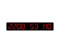 Moliuoly Despertador digital LED con, reloj de mesa electrónico para cocina y oficina, pantalla multifunción para hora, fecha, temperatura, cuenta regresiva hasta 999 días, 4 niveles de brillo, color