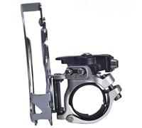 Moliuoly Desviador delantero de bicicleta de 7/8/9 compartimentos para 22-32-44T, aleación de aluminio ligero, guía de tracción doble, abrazadera ajustable 31,8/34,9 mm, cambio preciso para bicicleta