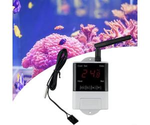 Moliuoly DTC2201 - Termostato inalámbrico con sensor de temperatura, regulador de calefacción inteligente para aplicación inteligente Tuya, AC 110-230 V, -40 hasta 99 °C, función de refrigeración y