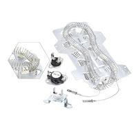 Moliuoly Elemento calefactor DC47-00019A con termostato y fusible térmico, kit de reparación compatible con secadora Samsung DV42H5000EWA3 DV45H7000EWA2 sustituye a DC47-00018A DC96-00887A