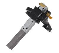 Moliuoly Escobilla de carbón de repuesto gris de 30 mm para aspiradora, motor eléctrico, soporte robusto con muelle y tapa trasera, apto para diferentes puertas de aspiradora, potencia eficiente del