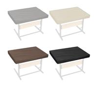 Moliuoly Funda impermeable para tablero de puzle con cajones, color café, 107 x 76 x 20 cm