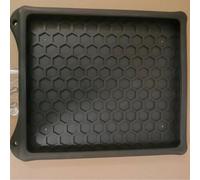 Moliuoly Funda protectora de silicona compatible con Starlink Mini antena, cubierta impermeable para exteriores, flexible y resistente a los golpes, fácil montaje, negro/gris, 32 x 27 mm