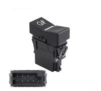 Moliuoly Interruptor de elevalunas 6C46-75K218-BB de ABS para Ford F100 1972-1974 12V pieza de repuesto negro ajuste directo control fiable accesorios de coche