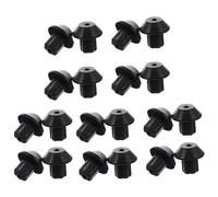Moliuoly Juego de 20 patas de goma para estufa de gas, resistentes al calor y a los arañazos, compatibles con DVGSU101/VGRT560-6GQ, fácil montaje, color negro