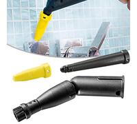 Moliuoly Juego de cepillos de vapor para Kärcher SC1-SC7, repuesto para 2.863-159.0, boquilla turbo con punta extendida para juntas y esquinas, accesorios ABS resistentes al calor