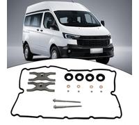 Moliuoly Kit de juntas de inyección de combustible para Transit MK7 2.4 diésel 2006-2014 con juntas tóricas, juntas, arandelas, pernos de sujeción y grapas, metal + goma
