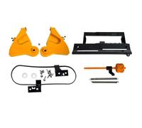 Moliuoly Kit de montaje para impresora térmica Zebra ZD420 ZD620, ABS resistente con metal, ancho del rollo de 0,75 a 4,5 pulgadas, alimentación precisa contra atascos, compacto para logística y