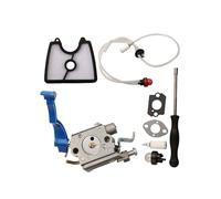 Moliuoly Kit de reparación de carburador 590460102 para soplador de hojas Husqvarna 125B/125BX/125BVX, metal y plástico, juego completo con filtro de aire y línea de combustible