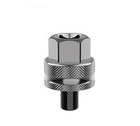Moliuoly Llave de casete de acero 9T para Shimano XTR CS-M9200-12 y XT CS-M8200-12, llave de vaso de 24 mm para desmontaje preciso de piñones libres de 9 marchas, HRC45 endurecido para alta Hal