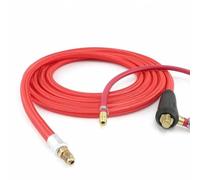 Moliuoly Manguera de soldadura Wig mejorada para un rendimiento fiable, suave y flexible, integración refrigerada por aire (acoplamientos rápidos de 8 mm)