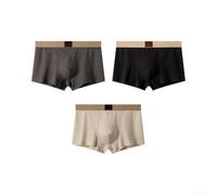 Moliuoly Men's Mesh Boxer Trunks 3-Pack Breathable Pouch | 3-pack value, mesh ventilation, ergonomic pouch, moisture wicking, sizes L to 3XL